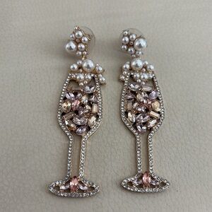Christian Siriano Champagne Earrings